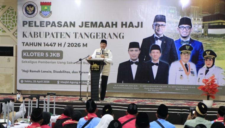 Bupati Tangerang Lepas 393 Jamaah Haji Kloter Pertama 2026: Termuda 17 Tahun, Tertua 88 Tahun