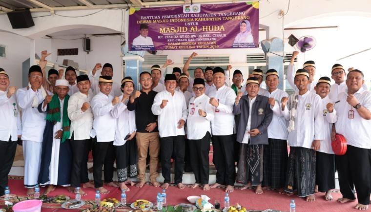 Jumling di Masjid Al-Huda Cikuda, Bupati Tangerang Soroti Ancaman Judi Online hingga Narkoba yang Mengintai Generasi Muda