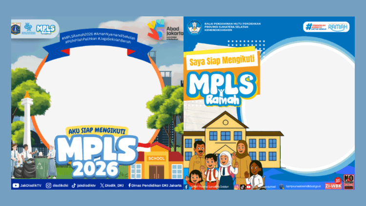 60 Link Twibbon MPLS 2026 Gratis untuk SD, SMP, SMA/SMK, Desain Keren ...