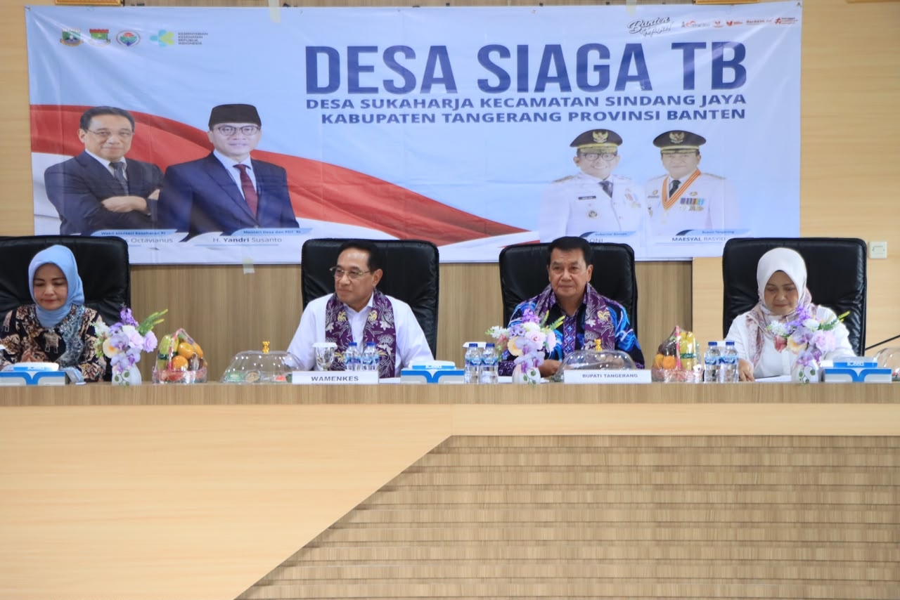 Wamenkes Benjamin Paulus Apresiasi Program Desa Siaga TB Pemkab Tangerang, Jadi Fokus Prioritas Nasional