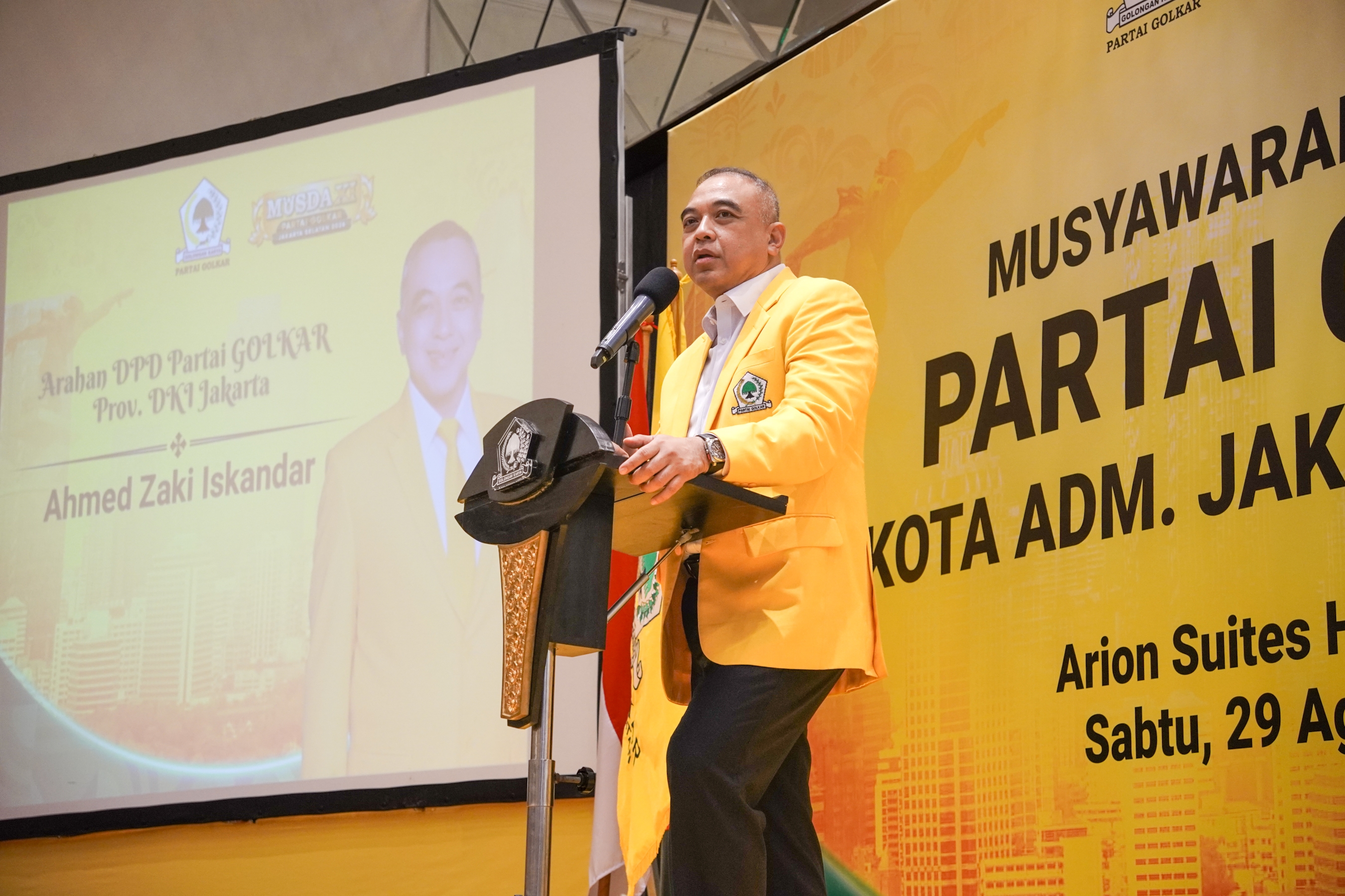 Momentum Konsolidasi Organisasi, Ahmed Zaki Iskandar Buka Musda XI Partai Golkar Jakarta Selatan