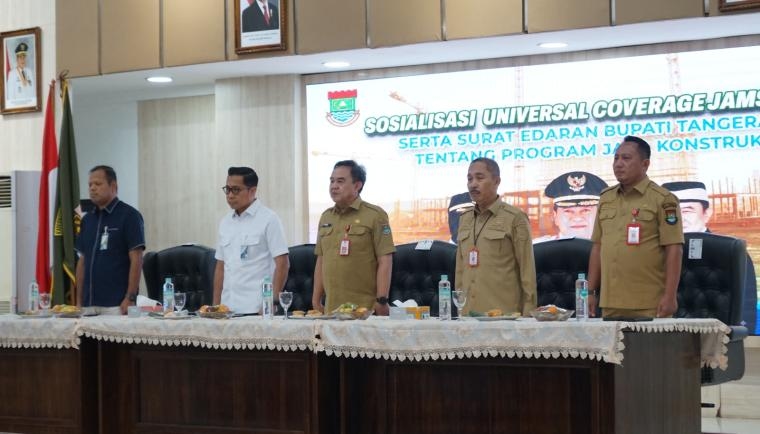 Pemkab Tangerang Targetkan Universal Coverage Jamsostek Sektor Konstruksi dan Lindungi 500 Ribu Pekerja Rentan pada 2026