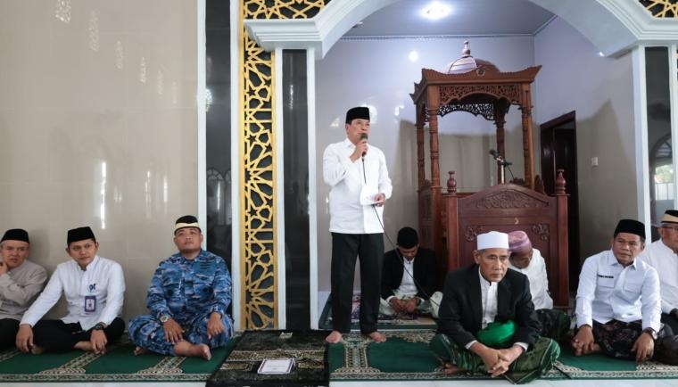 Jumling di Masjid Nurul Falah Jayanti, Bupati Maesyal Ingin Melihat Lebih Dekat Dinamika Kehidupan Warganya
