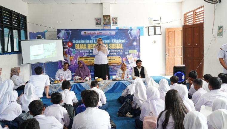 Diskominfo Kabupaten Tangerang Gencar Edukasi Pelajar untuk Bijak Bermedia Sosial dengan Konsep SARING