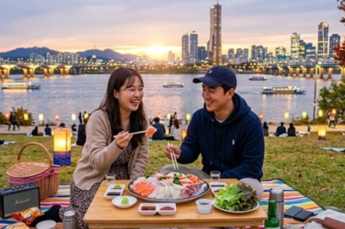 Mi Instan Bukan Lagi Primadona, Tren Piknik Sashimi di Sungai Han Korea Makin Populer