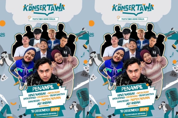 Tiket Mulai Rp195 Ribu, Konser Tawa 2026 Ajak Penonton Tutup Tahun dengan Komedi dan Musik