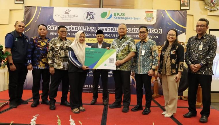 Pemkab Tangerang Apresiasi CSR Ciputra Hospital Beri BPJS Ketenagakerjaan ke 1.000 Pekerja Rentan