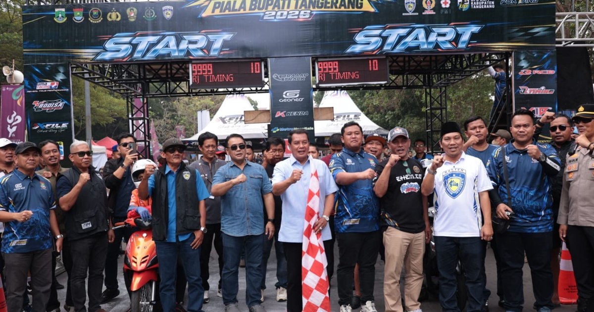 KNPI Drag Bike 2026: Bupati dan Wabup Tangerang Dorong Anak Muda Tinggalkan Aksi Balap Liar dan Salurkan ke Minat Otomotif 
