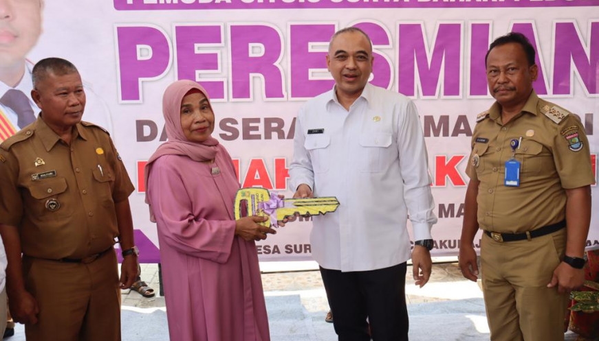 Alhamdulillah, Bupati Zaki Luncurkan Program Bedah Rumah Marbot Masjid