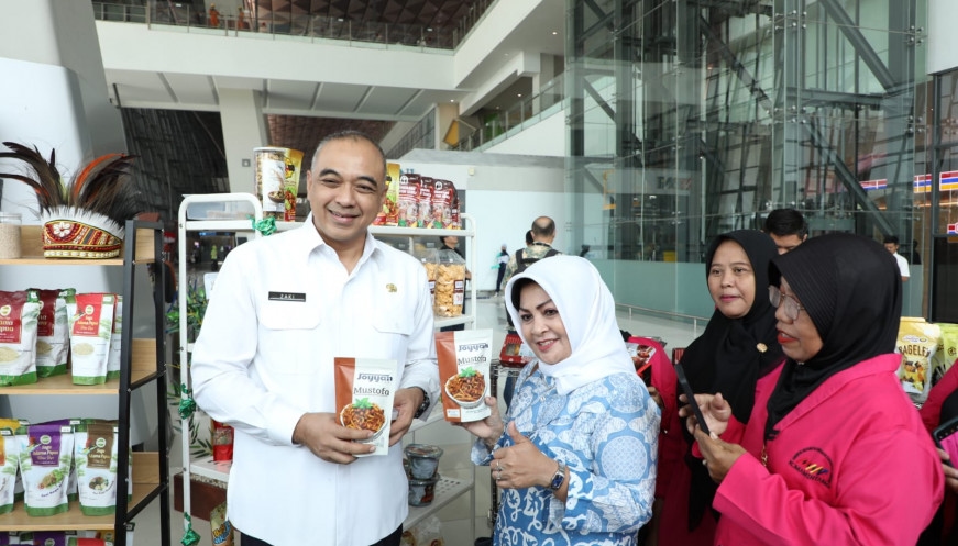Kerjasama dengan PT Angkasa Pura II, Pemkab Tangerang Gelar Festival UMKM di Bandara Soetta