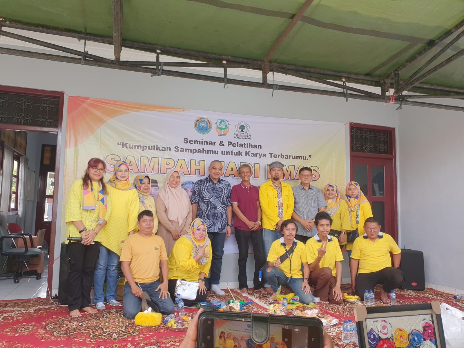 Inspiratif! Bersama Bang Zaki, Caleg Golkar Dapil Jakarta 4 Gelar Workshop Pemanfaatan Sampah 
