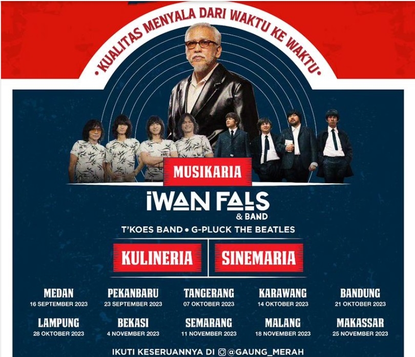  Konser Gratis Iwan Fals di Bandung Digelar Sabtu 21 Oktober 2023, Catat Syarat dan Aturannya agar Bisa Masuk