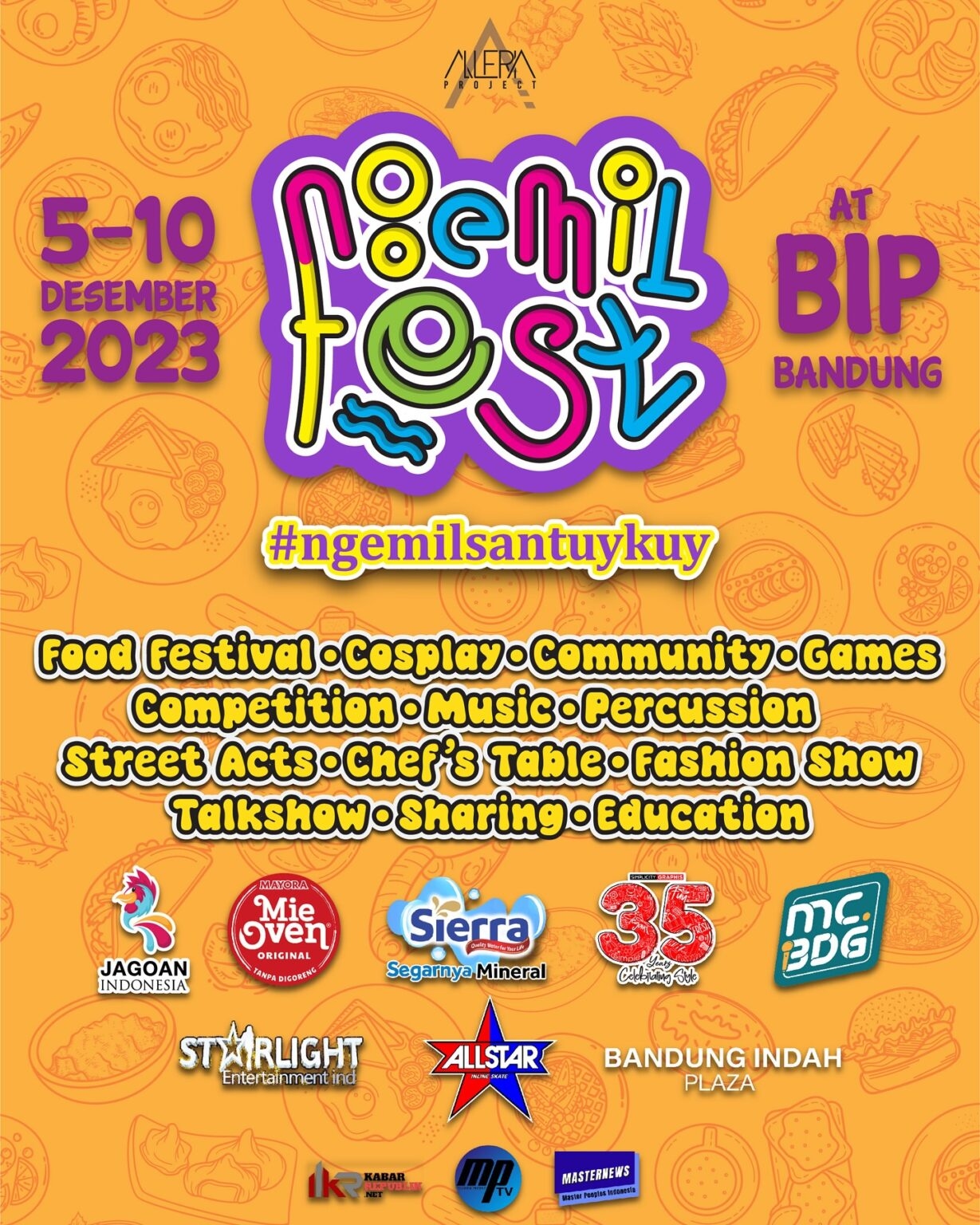 Ngemil Sambil Menikmati Konser Musik Hanya di NGEMIL FEST 2023, Acaranya Berlangsung Sepekan, Cek Lokasinya di Sini