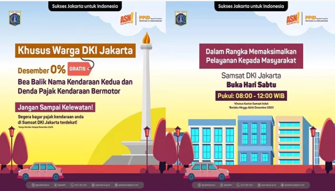 KABAR GEMBIRA! Balik Nama Kendaraan Bekas di Jakarta Sekarang Gratis, Ini Syarat dan Cara Ngurusnya, Simak Baik-baik Agar Tak Salah
