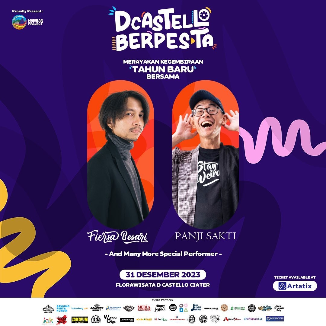 Dcastello Berpesta! Yuk Rayakan Malam Tahun Baru Bersama Fiersa Basari dan Panji Sakti di Ciater, Segini Harga Tiketnya