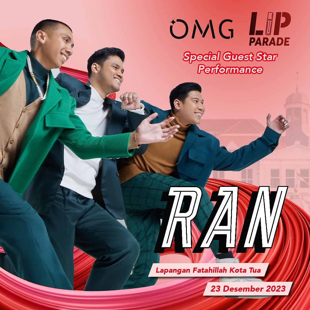 Akhir Pekan Ini, Ada Konser Gratis RAN dan Fabio Asher di OMG Lip Parade Kota Tua, Simak Rundown Acaranya
