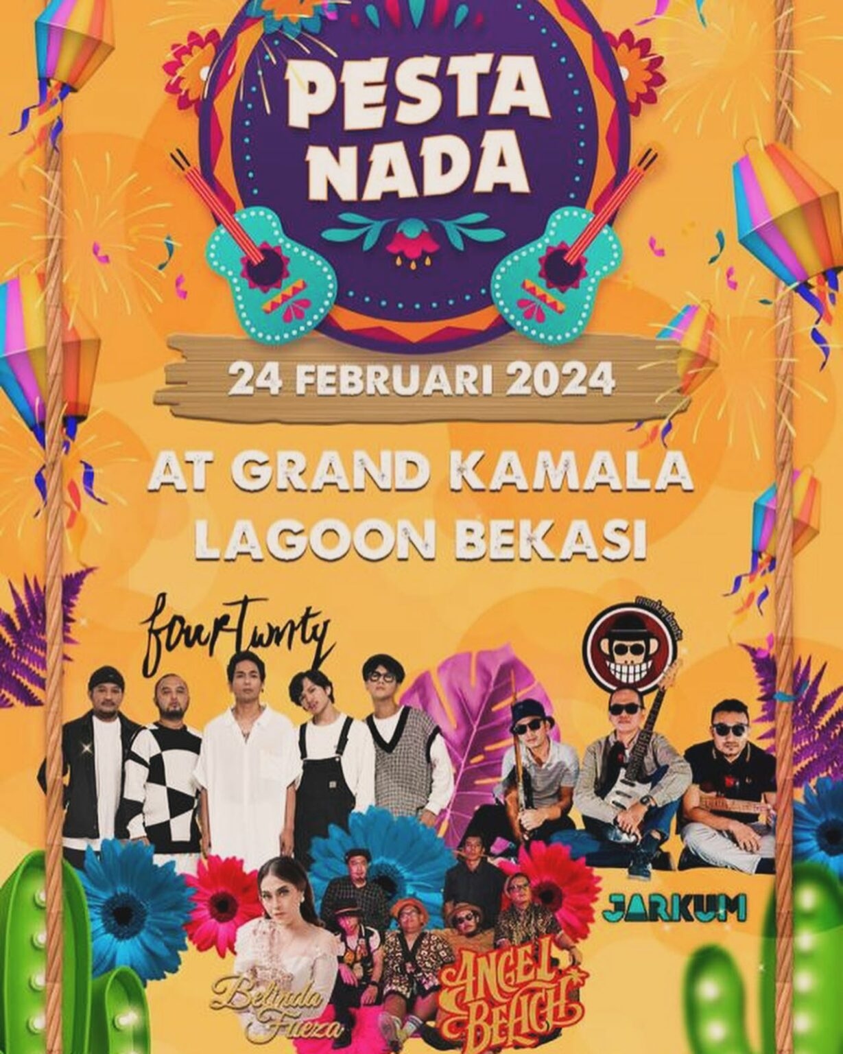 Anak Muda Bekasi Merapat! Konser Musik Pesta Nada Bakal Digelar di Grand Kamala Lagoon pada Februari 2024, Ini Daftar Pengisi Acaranya