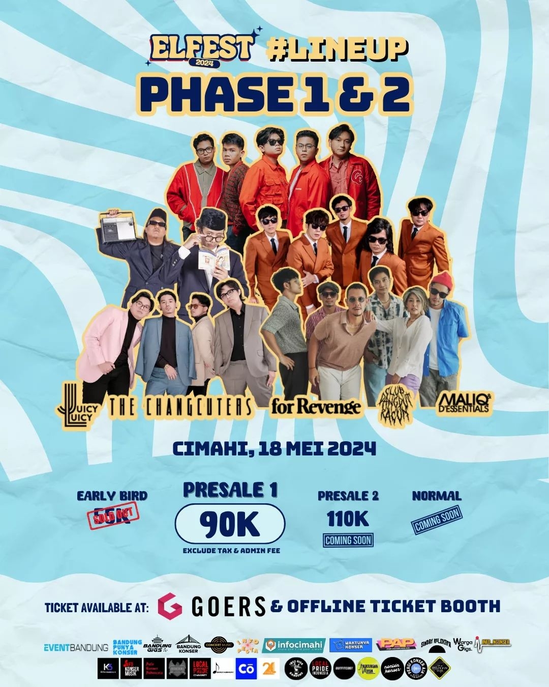 Warga Cimahi Bersiaplah! 5 Grup Musik ini Bakal Menggebrak Panggung ELFEST 2024 di Kotamu, Catat Tanggalnya