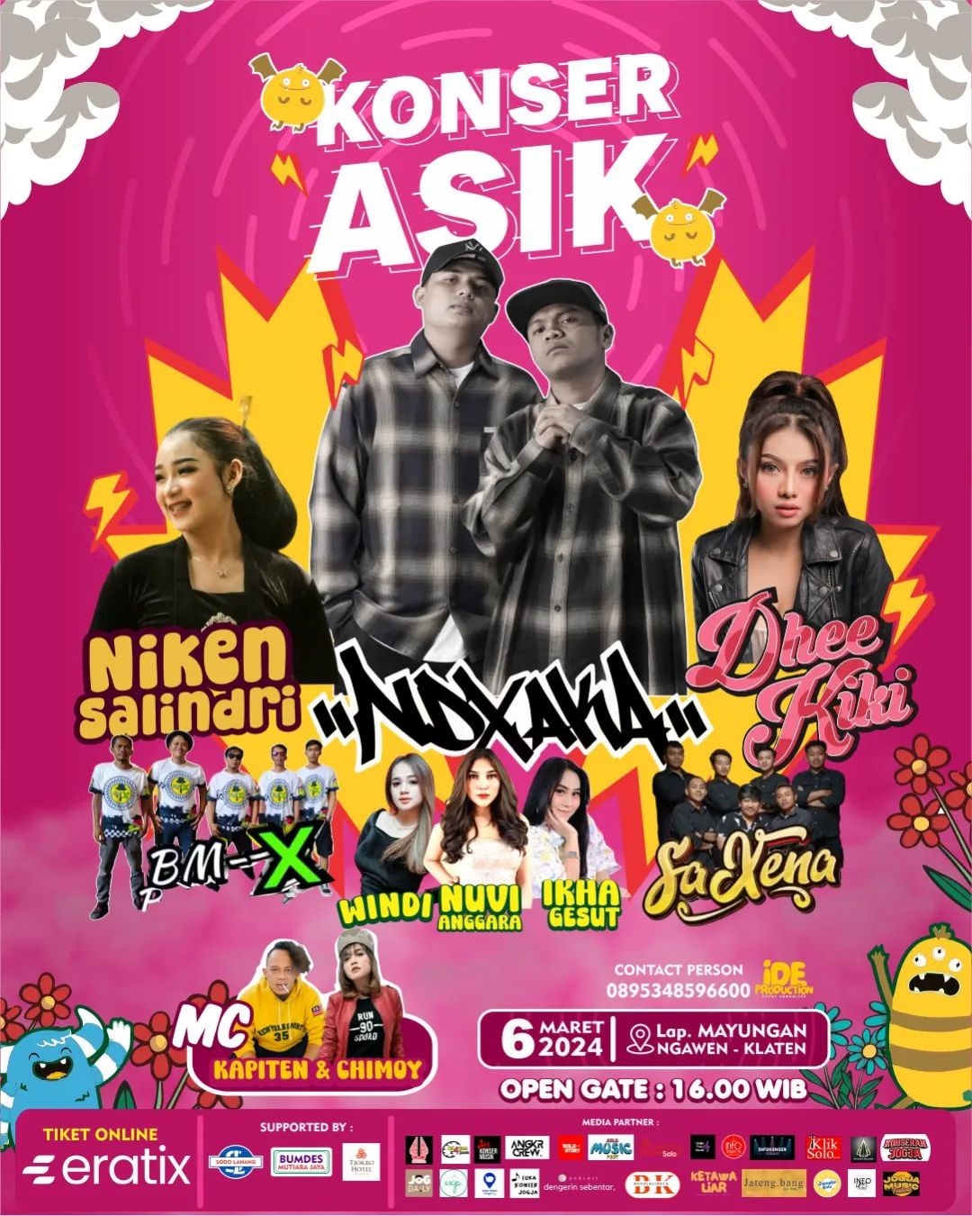 Konser Asik! NDX AKA Bersama Niken Salindri Bakal Goyang Klaten, Harga Tiket Rp 55 Ribu Bisa Dibeli Mulai Sabtu Besok, Catat Tanggalnya Biar Gak Lupa