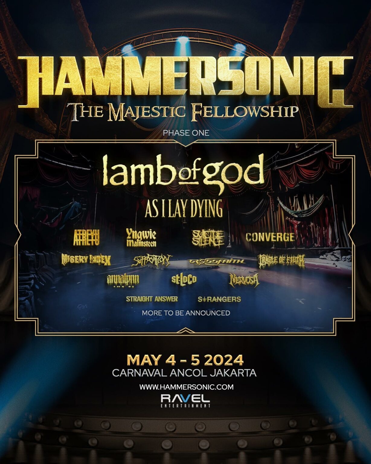 Penggemar Musik Heavy Metal Bersiaplah! Hammersonic 2024 Siap Gebrak Jakarta, Catat Tanggalnya