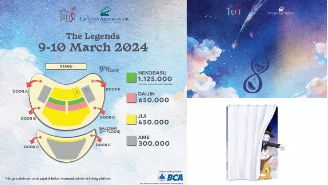 Konser Musik Orkestra The Legends 10  Bakal Digelar di Jakarta Tanggal 9-10 Maret 2024, Segini Harga Tiketnya