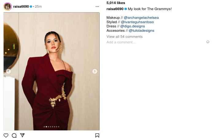 Catat Lokasinya! Konser Gratis Raisa Bakal Meriahkan Malam Tahun Baru di Bandung 