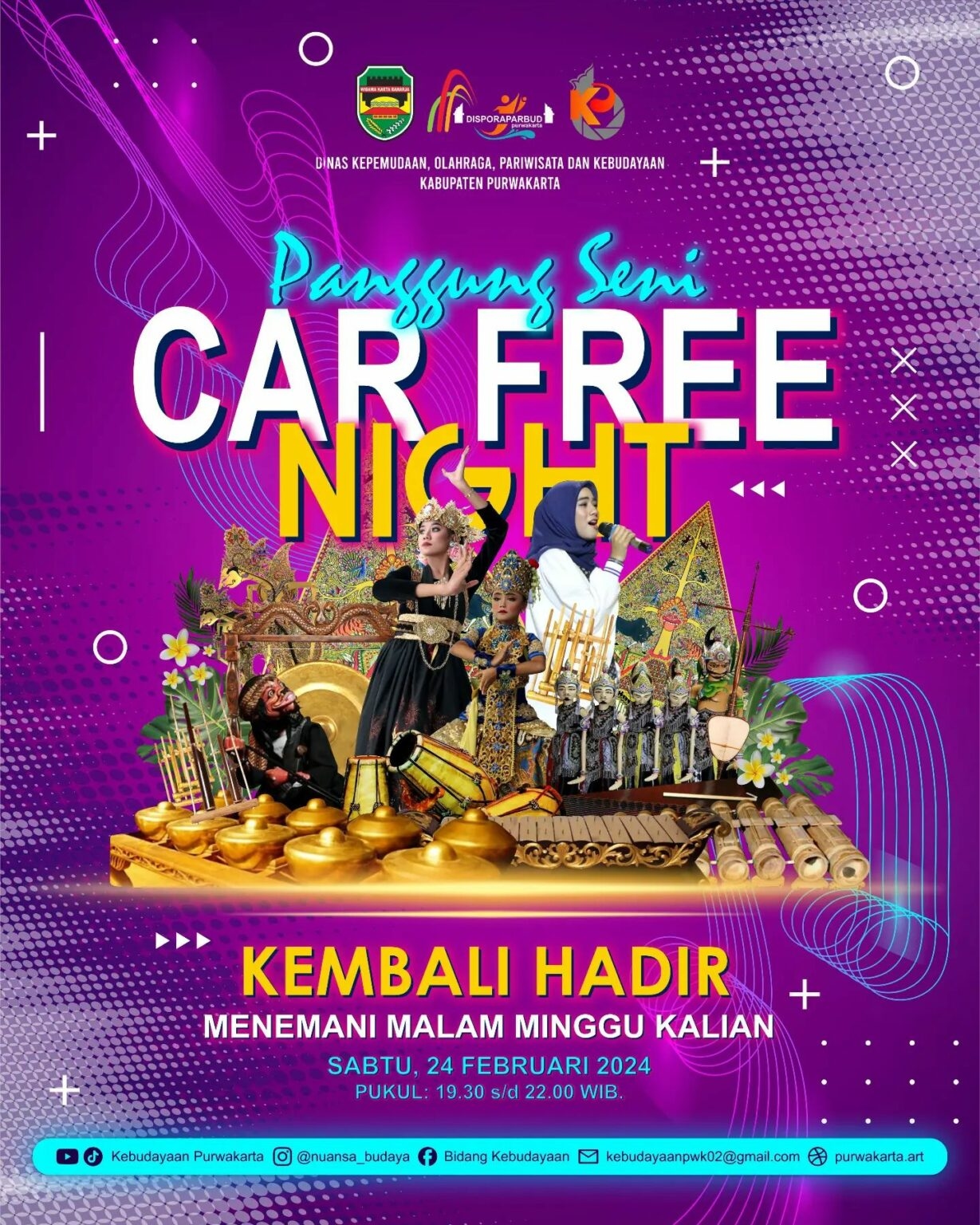 Malam Minggu di Purwakarta! Besok Ada Car Free Night yang Menyajikan Panggung Seni hingga Bazar Kuliner, Gratis! Catat Lokasinya di Sini