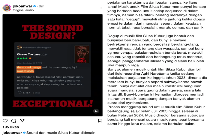Tayang di Hari Lebaran Idulfitri, Film Siksa Kubur Siap Guncang Mental Penonton dengan Sound dan Musik Mencekam