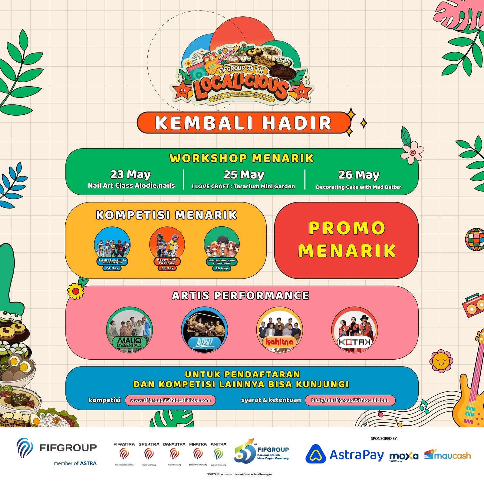 KONSER GRATIS: Kahitna, Nidji, Kotak hingga Maliq & D’Essentials di Parkir Timur Senayan, Akhir Pekan Depan. Catat Syaratnya!
