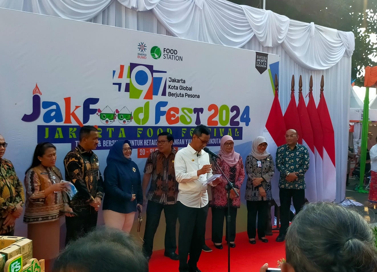 Jakarta Food Festival 2024 Resmi Dibuka, Ada Bazar Bahan Pokok hingga Kuliner, Heru Budi Harap Bisa Stabilkan Ekonomi Warga