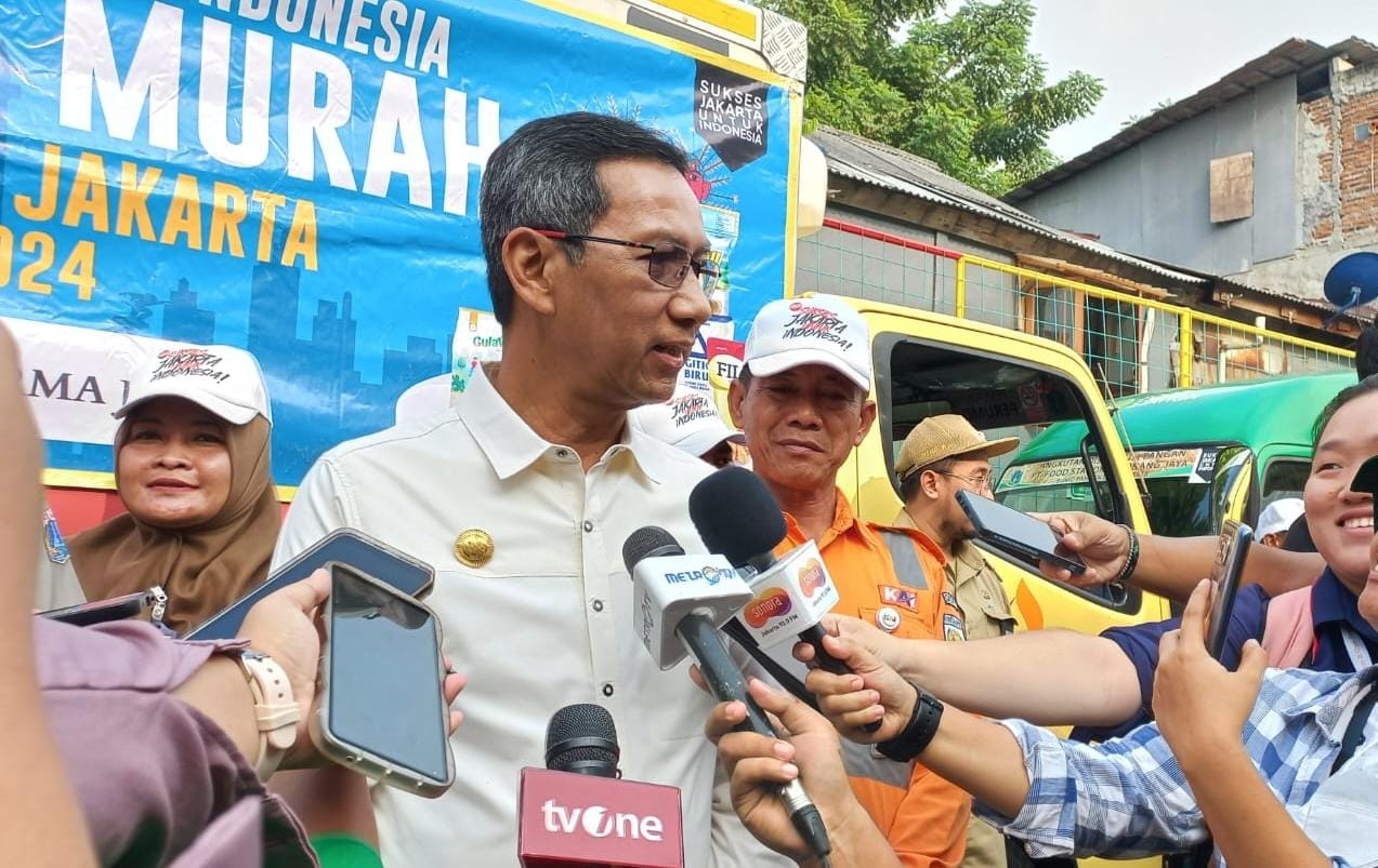 Pemprov DKI Gelar Pasar Sembako Murah di Tanah Tinggi, Wali Kota Jakpus: Semoga Dapat Kendalikan Inflasi