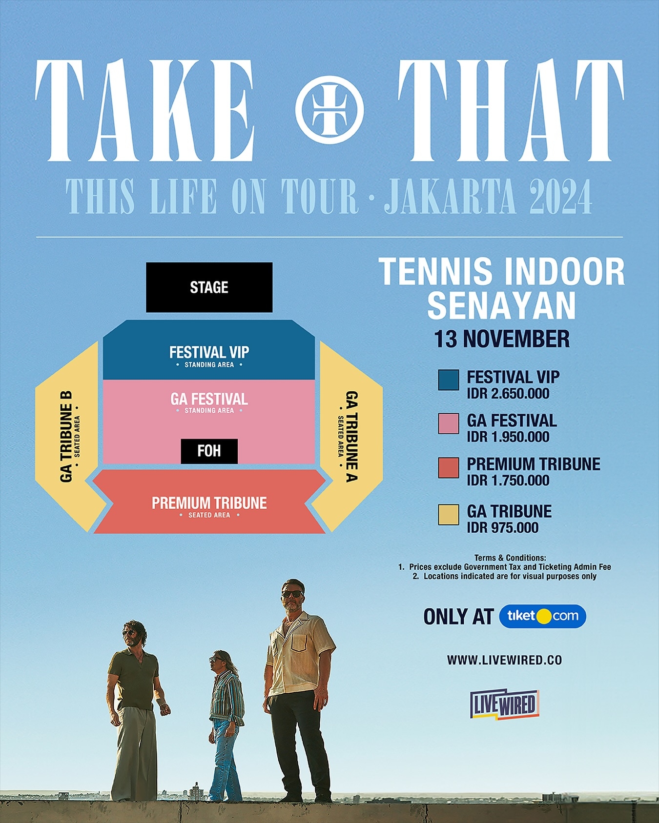 Grup Musik Pop Asal Inggris 'Take That' Akan Kembali Tampil di Jakarta, Catat Tanggal dan Harga Tiketnya