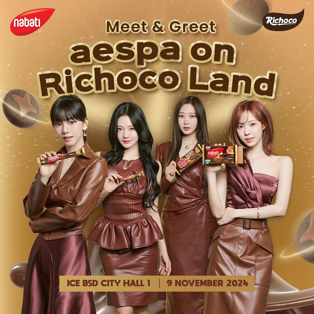 BURUAN! Mau Ikut Meet and Greet dengan K-pop AESPA? Beli Produk Makanan Ringan Ini dan Ikuti Undiannya, Siapa Tahu Kamu Beruntung