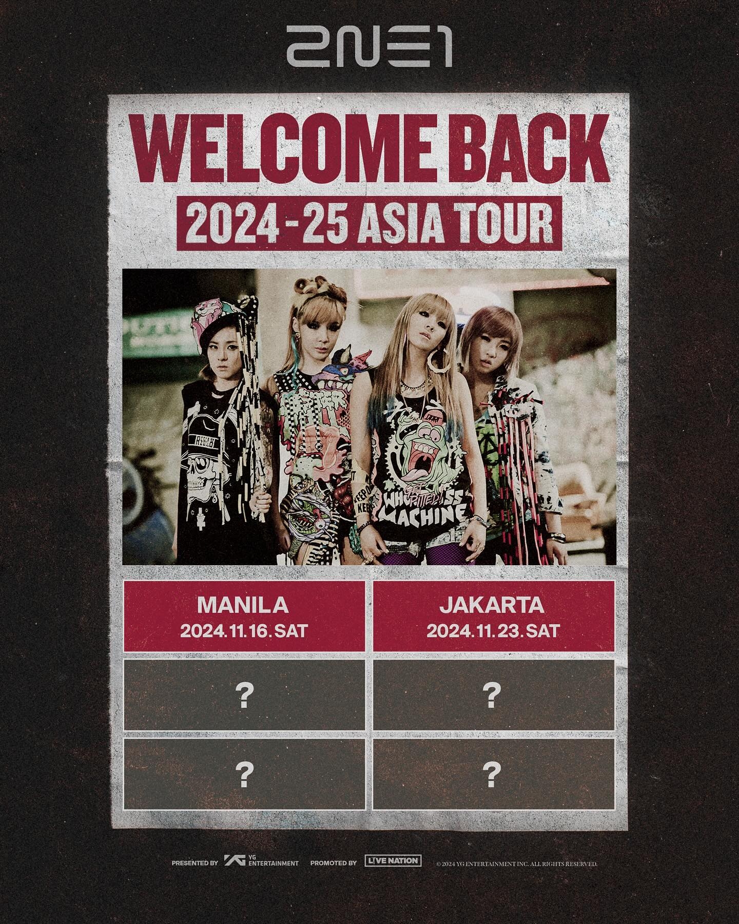 Welcome Back 2NE1 di Jakarta Digelar pada November 2024, Nantikan Penjualan Tiketnya Segera