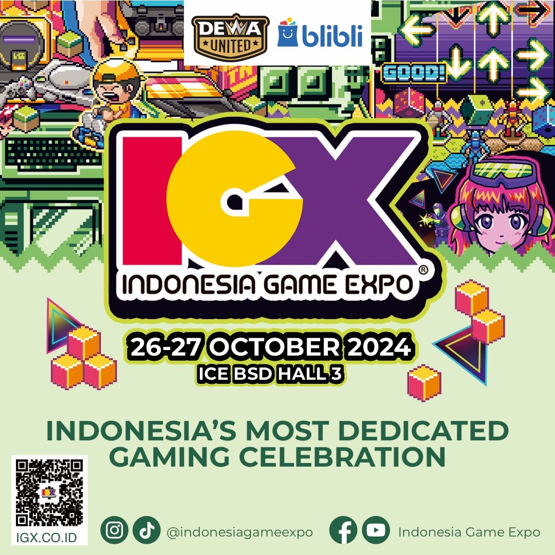 GAMERS MERAPAT! IGK 2024 Bakal Digelar di ICE BSD City pada Akhir Oktober, Dapatkan Tiketnya dari Sekarang