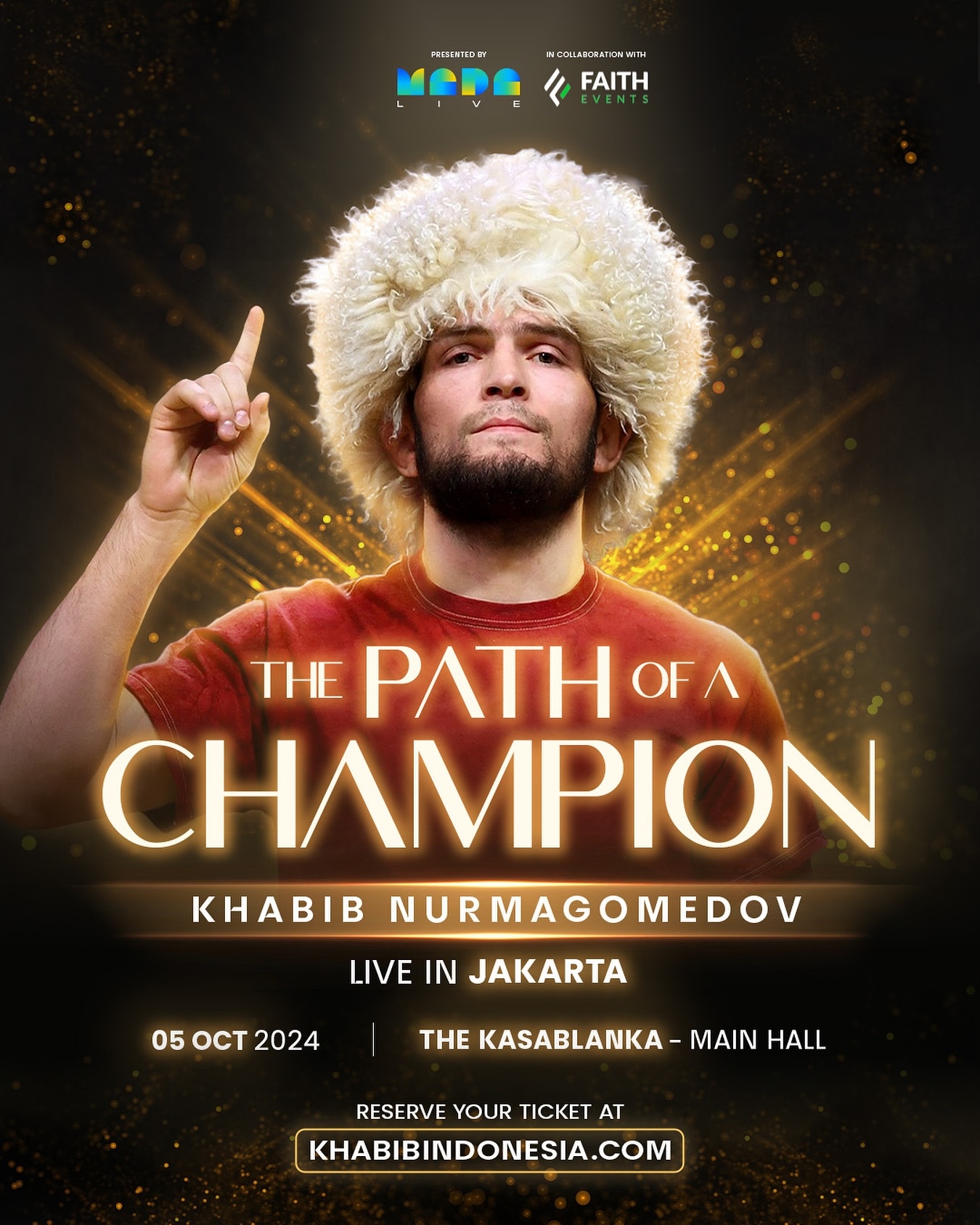 Kesempatan Langka! Khabib Nurmagomedov Bakal Gelar Meet & Greet dengan Penggemarnya di Jakarta Awal Bulan Depan, Segini Harga Tiketnya