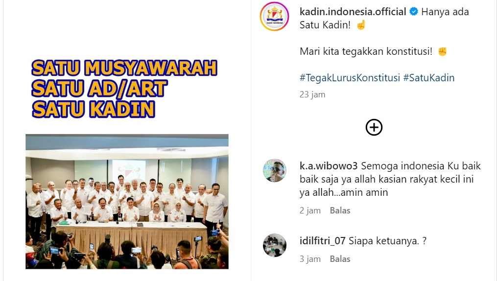 HEBOH! 21 Ketum Kadin Provinsi Kompak Bikin Konten Tolak Anindya Bakrie dan Hasil Munaslub, Nyatakan Tetap Solid di Bawah Kepemimpinan Arsjad Rasjid