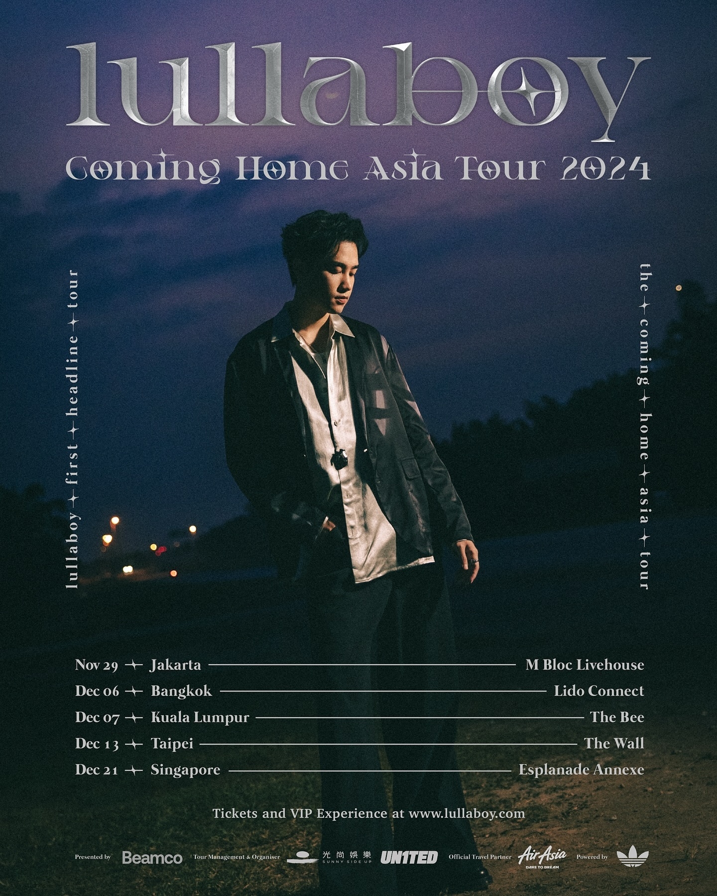 Lullaboy Gelar Asia Tour 2024, Jakarta Jadi Kota Pembuka di M Bloc Livehouse pada 29 November 2024, Penjualan Tiket Dimulai Besok Sore