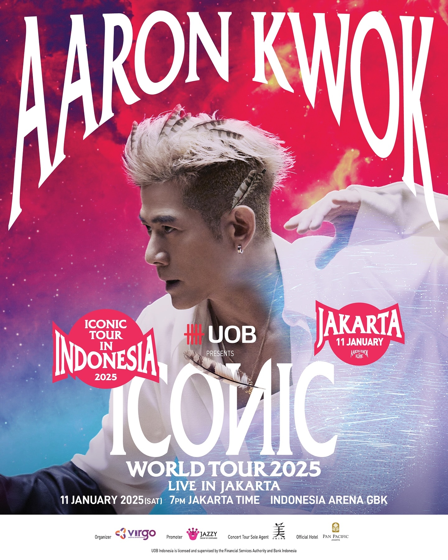 CATAT! Penyanyi Legendaris Hongkog Aaron Kwok Bakal Konser di Jakarta pada 11 Januari 2025, Nantikan Penjualan Tiketnya Segera!