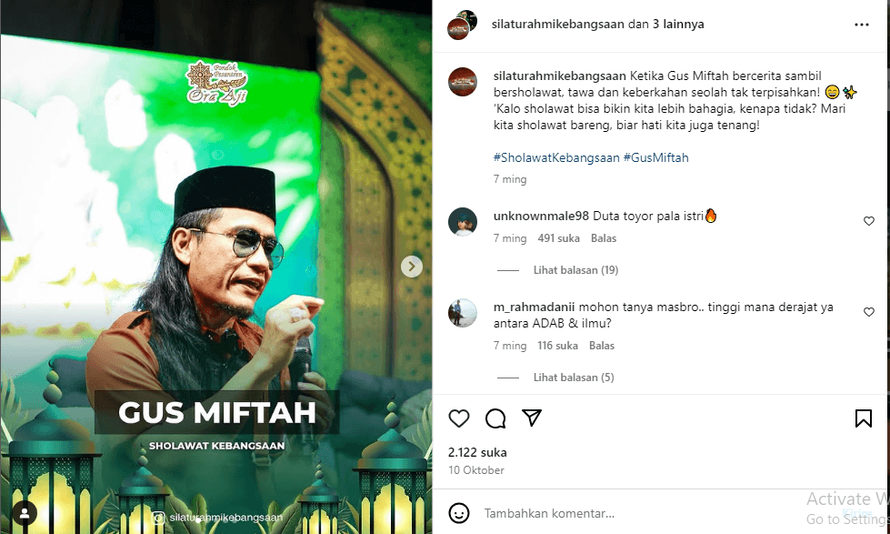 DPR RI Minta Pemerintah untuk Segera Evaluasi Gus Miftah Usai Olok-olok Penjual Es Teh