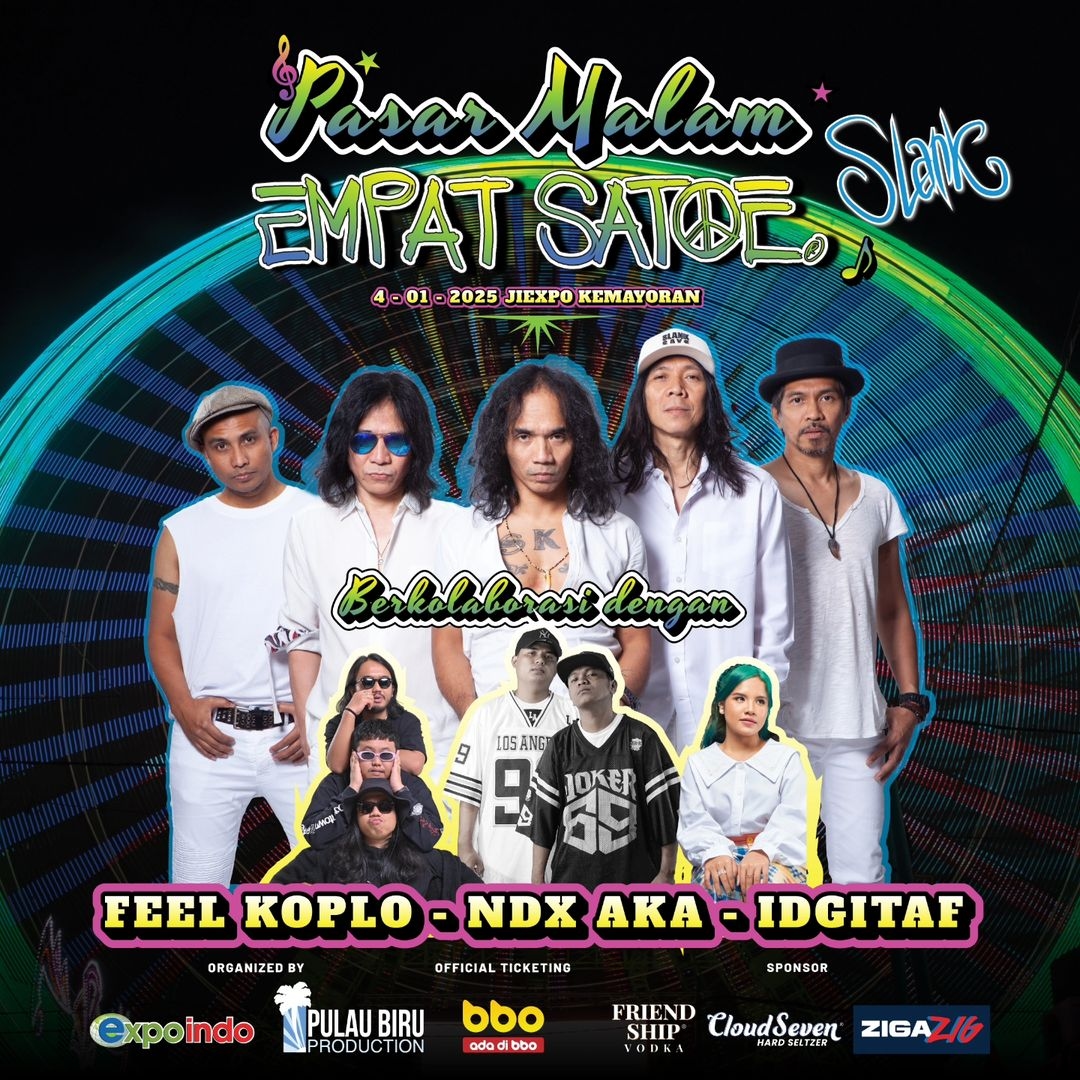 Jangan Lupa, Hari Ini Konser Slank di JIEXPO Kemayoran Jakarta, Simak Info Lengkapnya di Sini