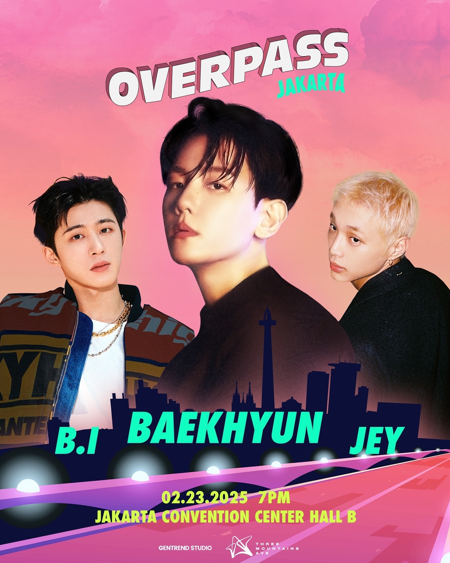 K-Popers Merapat! Tiket Konser Baekhyun, B.I dan JEY di OVERPASS Jakarta Resmi Dirilis, Segini Harganya, Acara Digelar Februari 2025