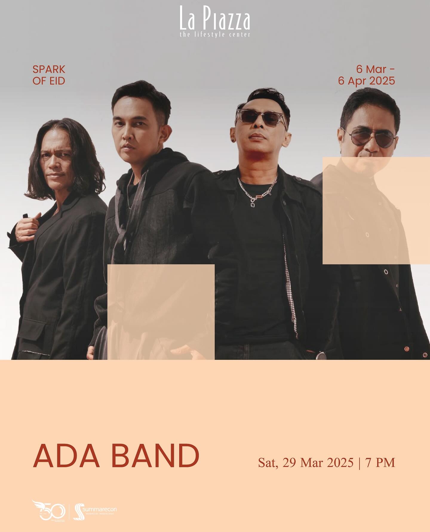 Konser Gratis Malam Minggu Ini! Ada Band Bakal Manggung di La Piazza Summarecon Mall Kelapa Gading, Hiburan Buat yang Tidak Mudik Lebaran