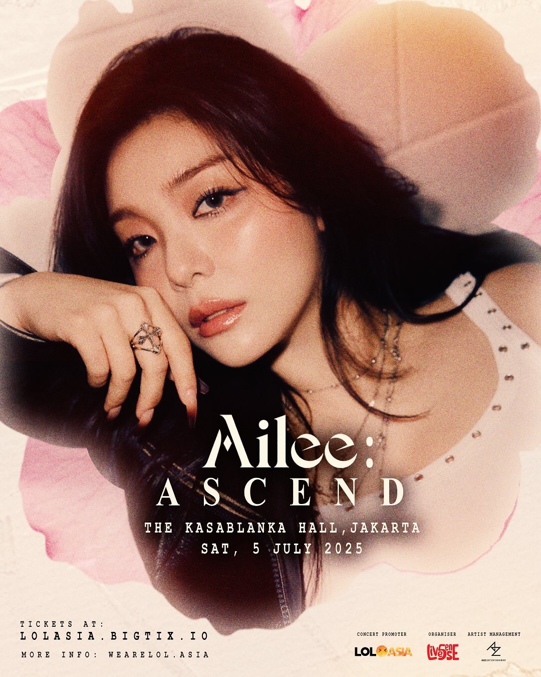 Siap-siap! Konser Ailee: Ascend Live in Jakarta 2025 Digelar di The Kasablanka Hall Pada 5 Juli, Penjualan Tiket Dimulai 3 Mei, Segini Harganya