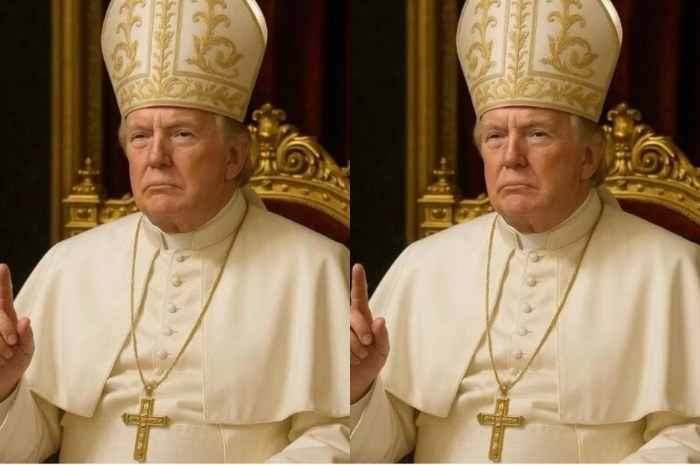 Donald Trump Tuai Kontroversi Usai Bercanda Posting Foto Diri Sebagai Paus, Sebut Ingin Jadi Pengganti