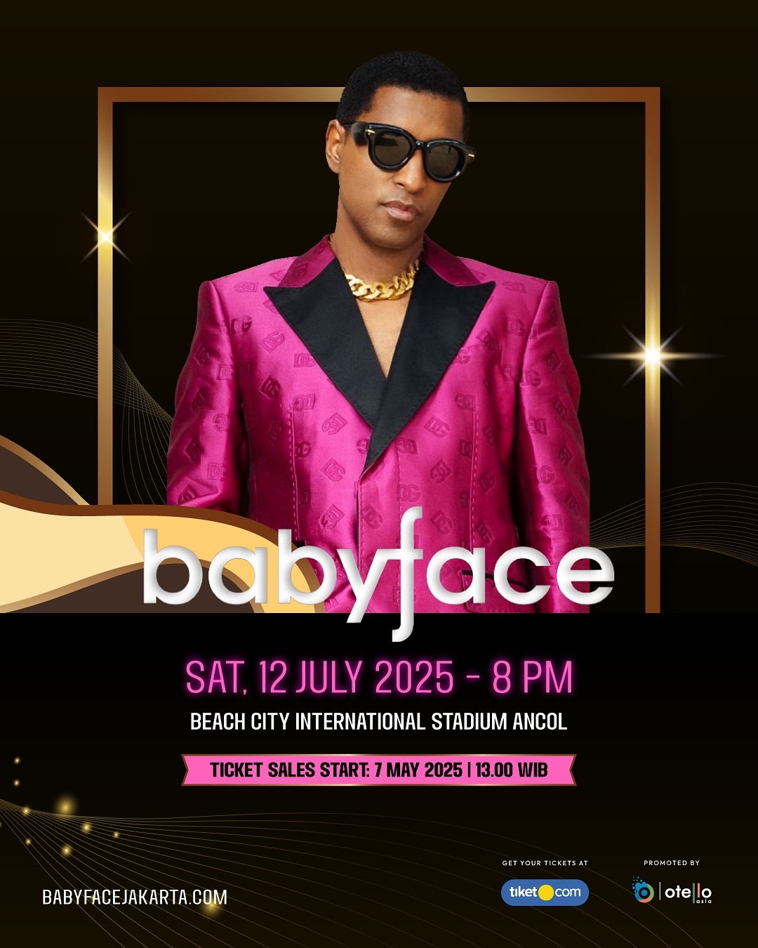 Konser Legenda Musik Dunia Babyface di Jakarta, Ada Diskon 25 Persen, Cek Informasi Lengkapnya di Sini