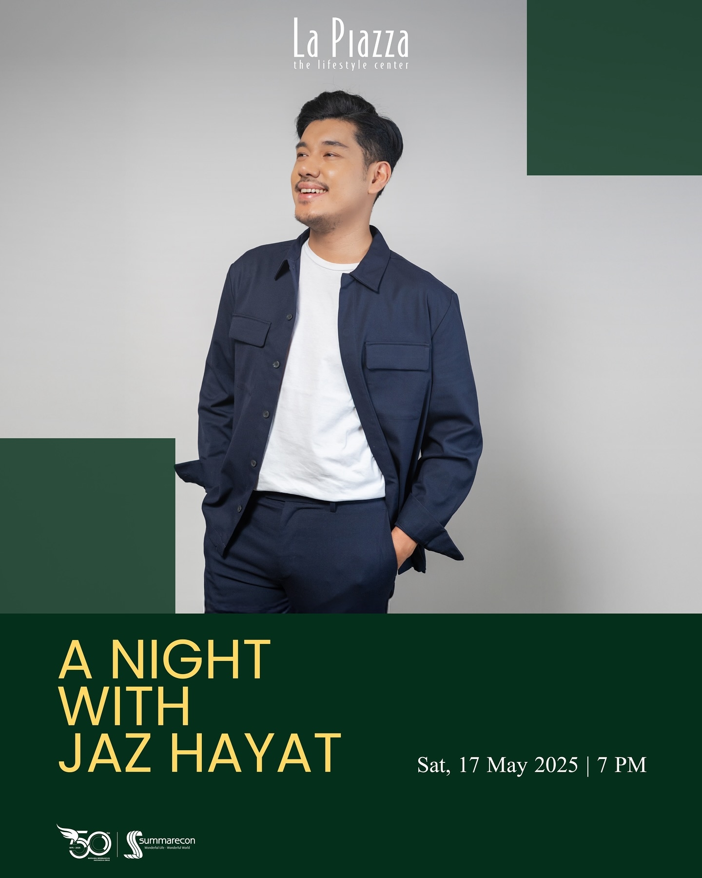 Konser Gratis Malam Minggu: Jaz Hayat Siap Menyapa Penggemarnya di La Piazza Summarecon Mall Kelapa Gading pada Akhir Pekan Ini, Catat Waktunya!