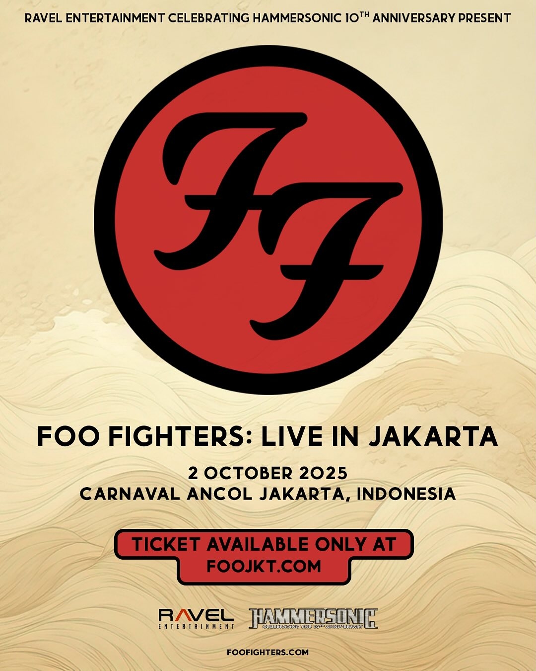 Foo Fighters: Band Rock Asal Amerika Bakal Konser di Jakarta Awal Oktober 2025, Penjualan Tiket Dimulai Senin Pekan Depan!