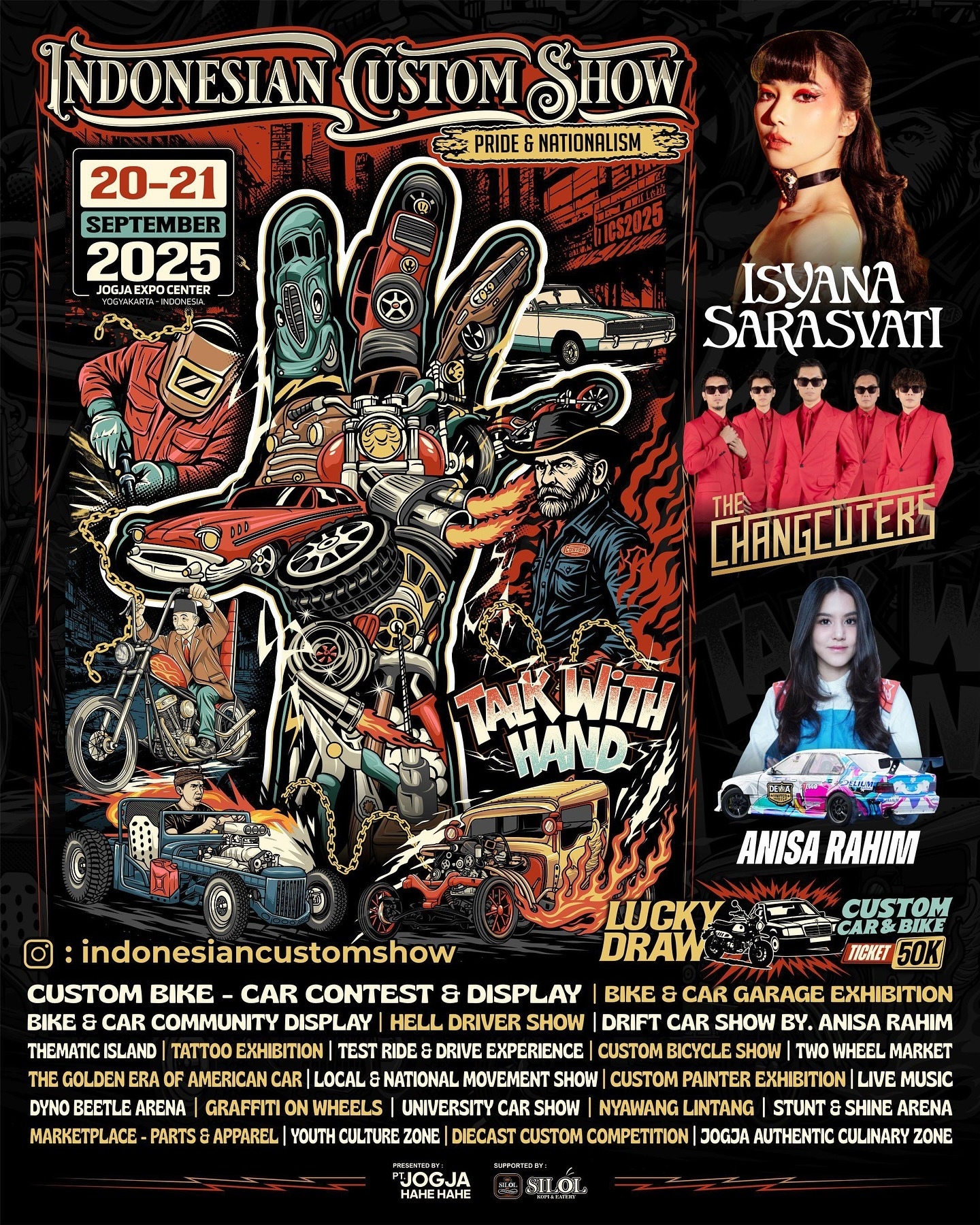Indonesian Custom Show 2025 Digelar di Yogyakarta, Dimeriahkan Isyana Sarasvati dan The Changcuters hingga Atraksi Anisa Rahim, Cek Tanggalnya!