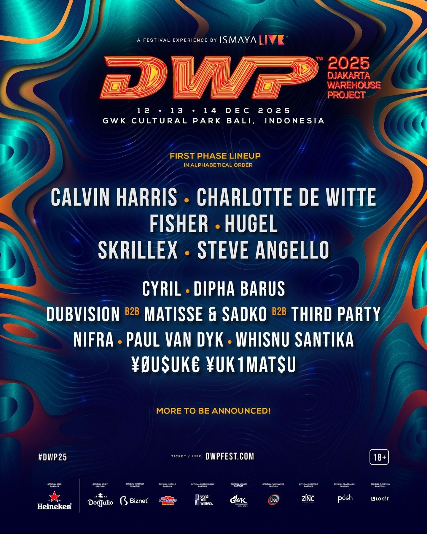 Lineup Fase Pertama DWP 2025 di Bali Resmi Diumumkan, Ada Calvin Harris, Skrillex hingga Steve Angello, Simak Daftar Lengkapnya!